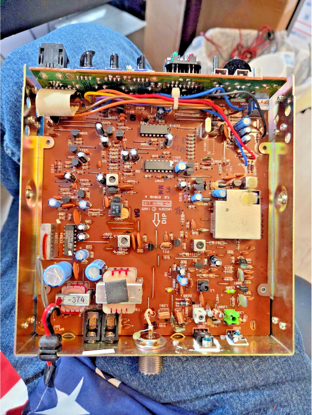 Realistic (Radio Shack) TRC-484 mainboard, working, w/ pots, channel changer